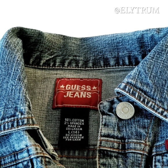 Guess kids classic Jean Jacket - Picture 3 of 3